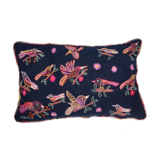 Whimsical Bird Pillow