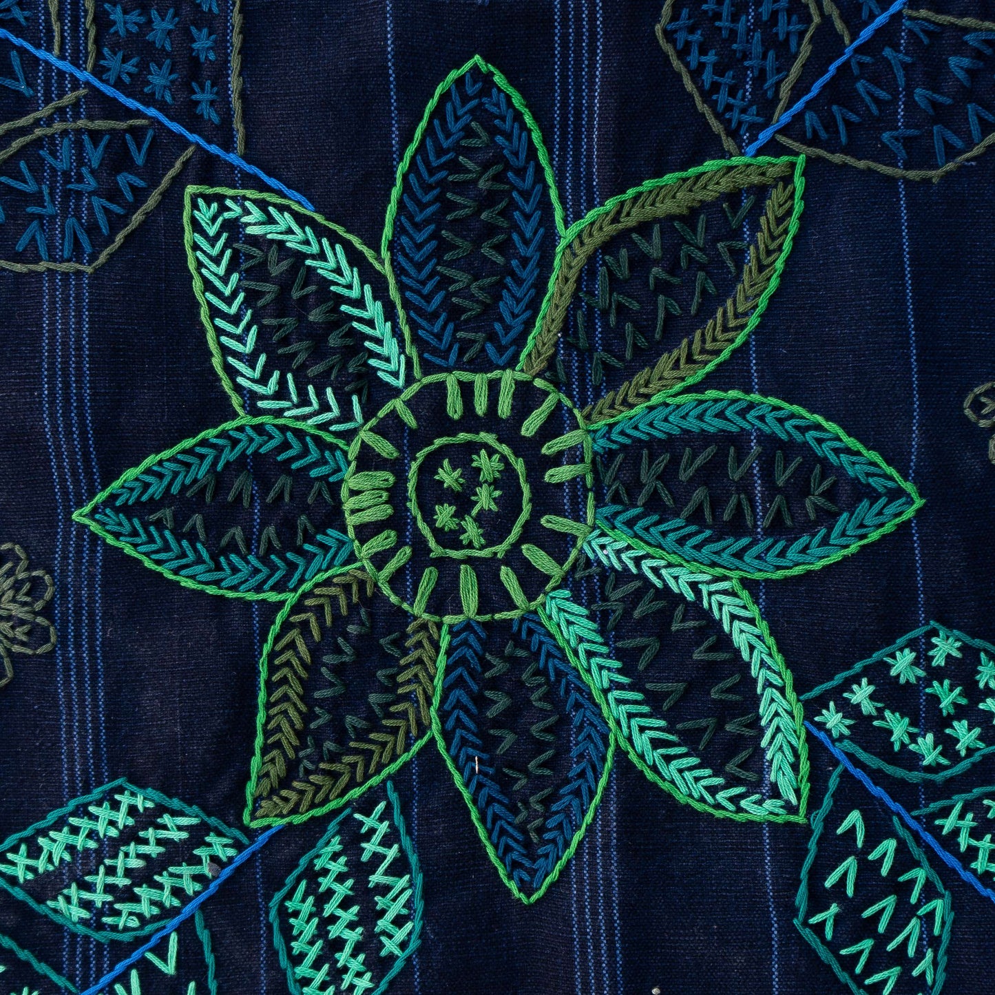 Floral Embroidered Table Runner