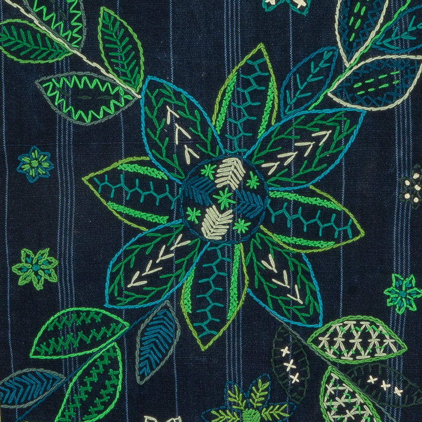 Table runner with pom-poms 12.5x71”