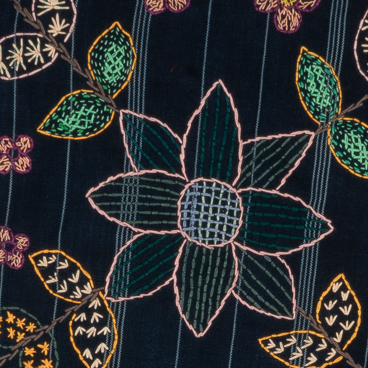 Flower Table Runner with Pom-poms