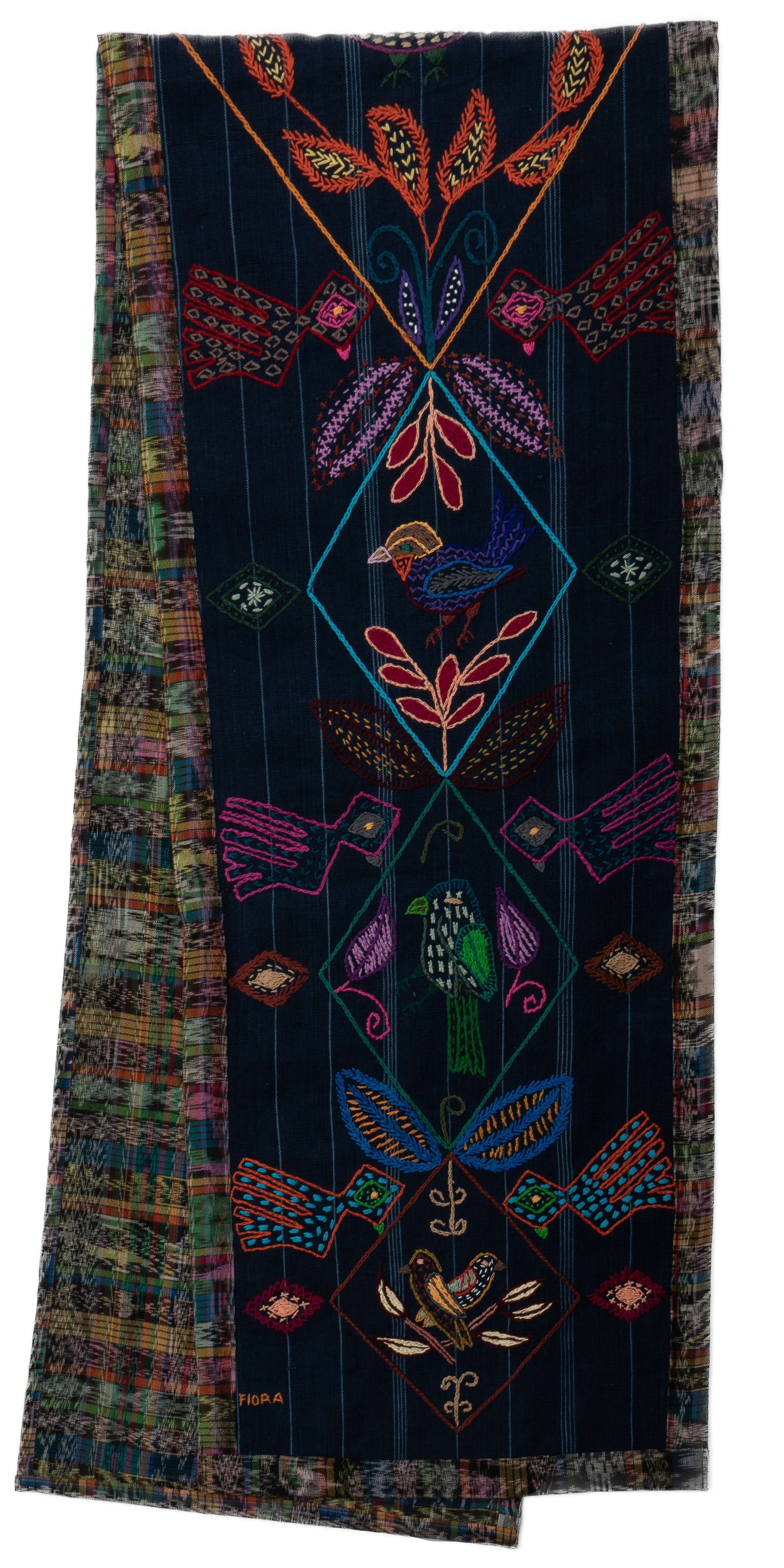 Stylized Birds Table Runner