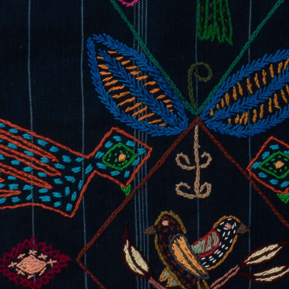 Stylized Birds Table Runner