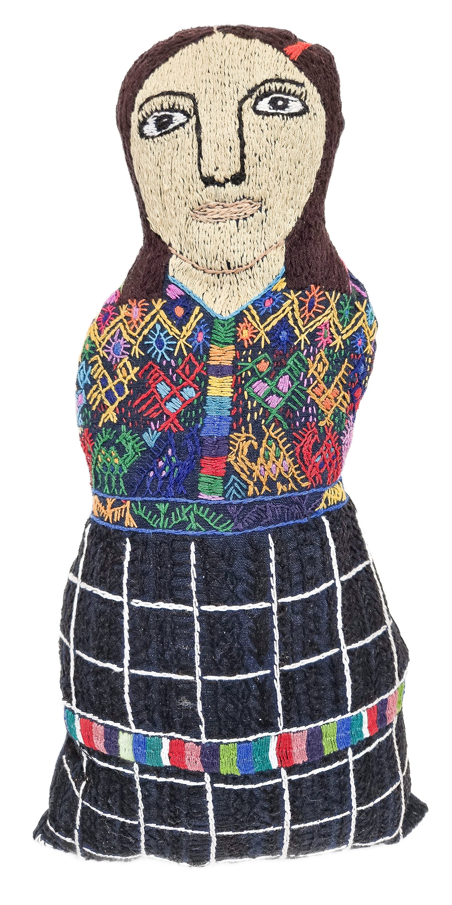 Embroidererd Doll Cushion