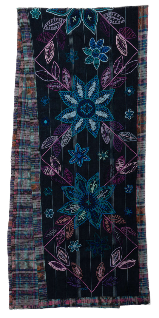 Embroidered Floral Table runner