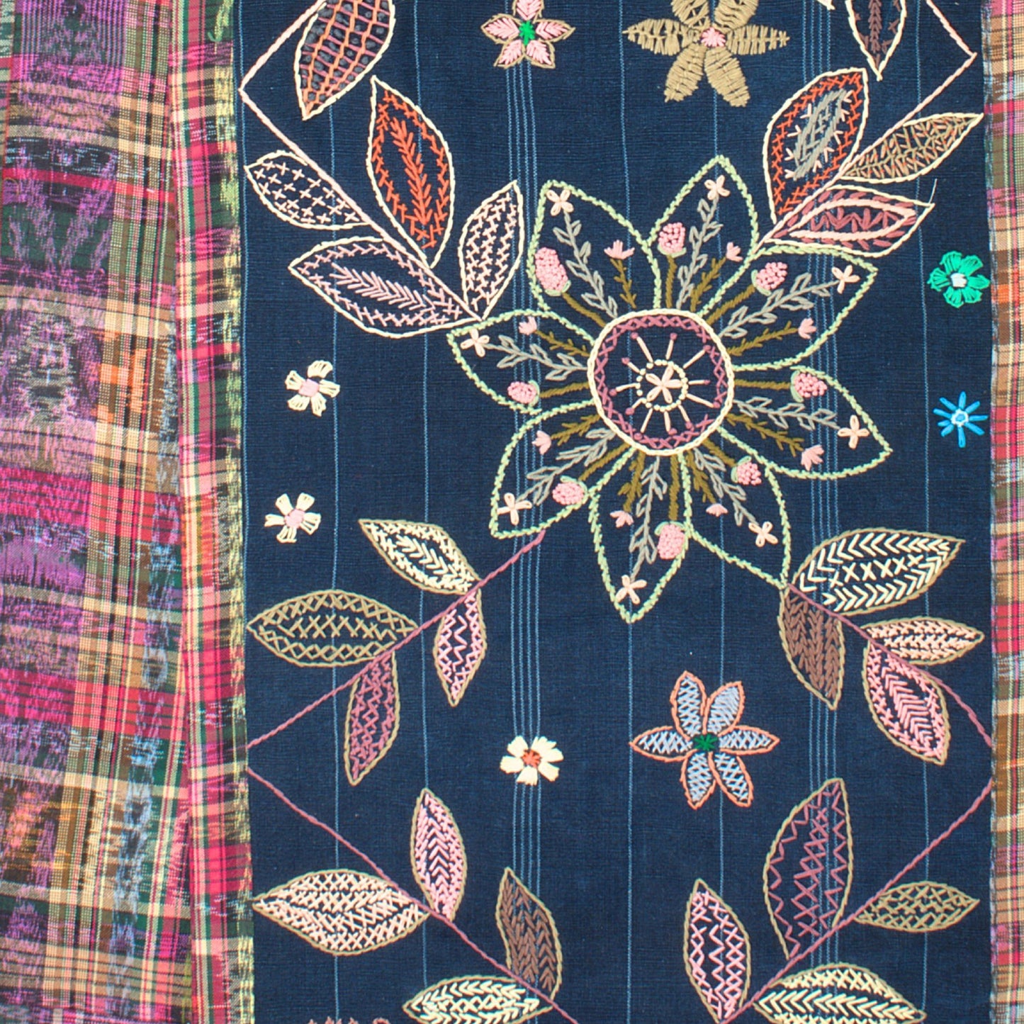 Floral Table Runner in Soft Terracotta Tones