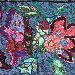 Geometric and Nature Medium Rug