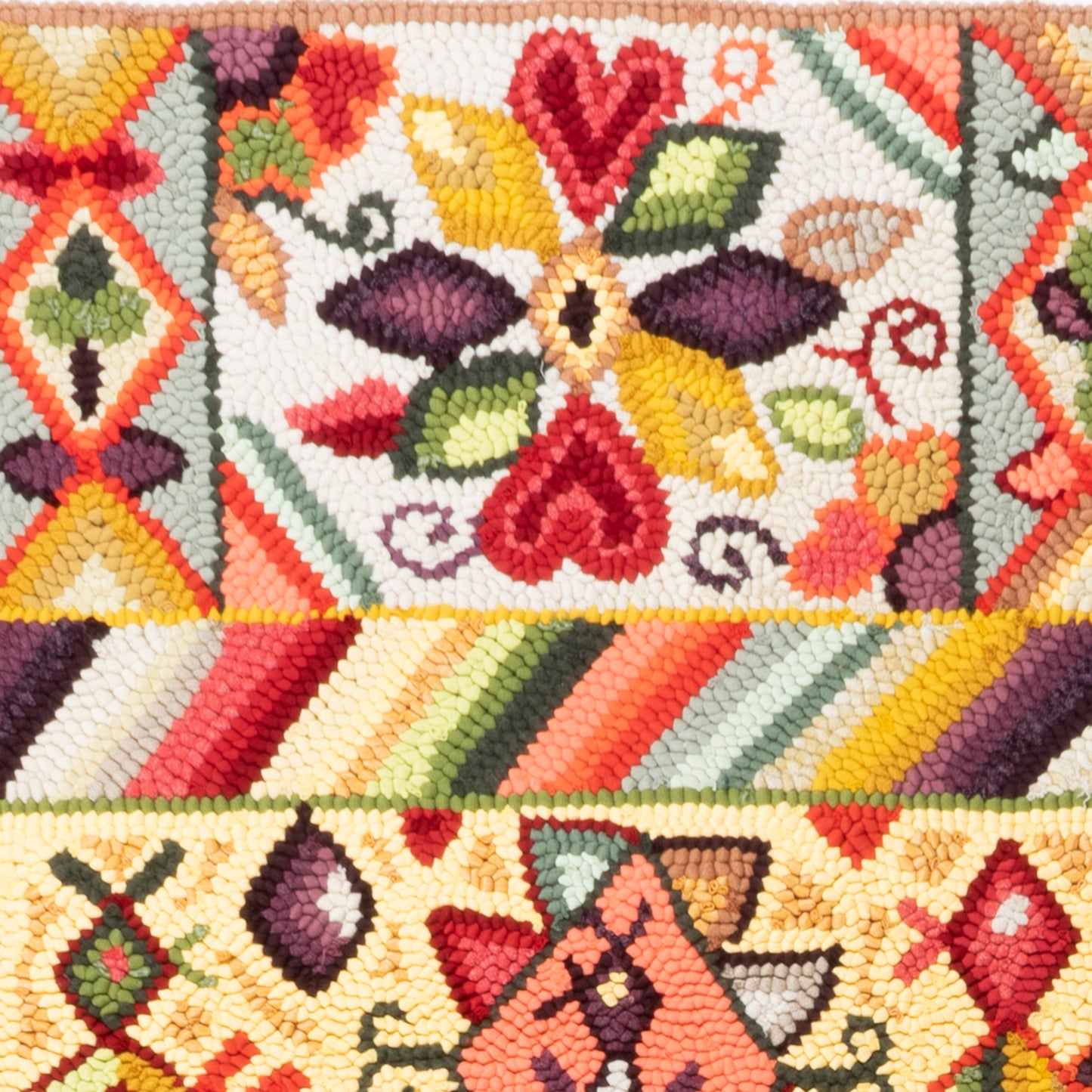 Geometric Guipil Large Rug