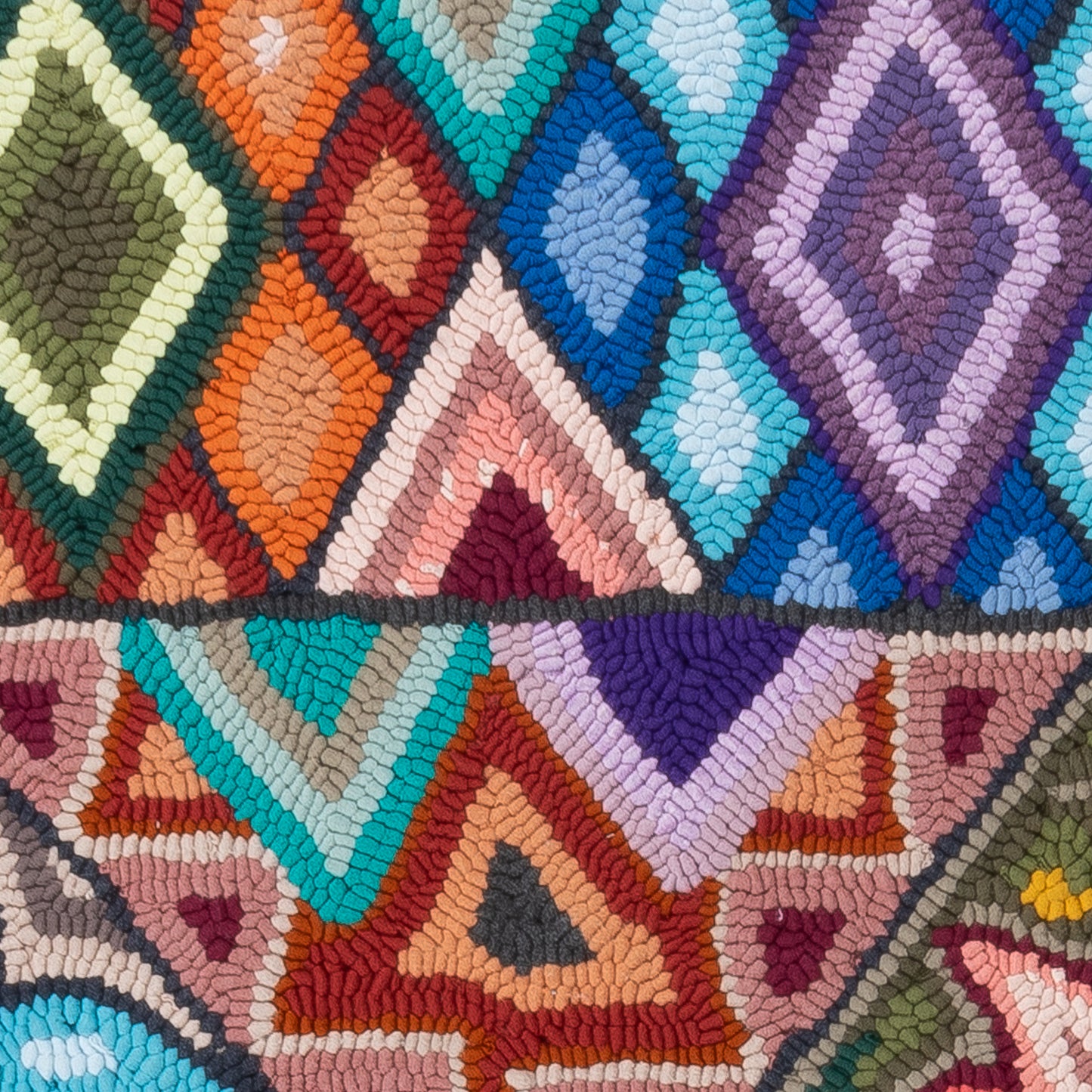 Flower and Daimonds Medium Rug