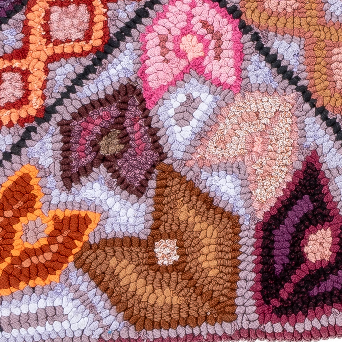 Flowers and daimonds small Rug