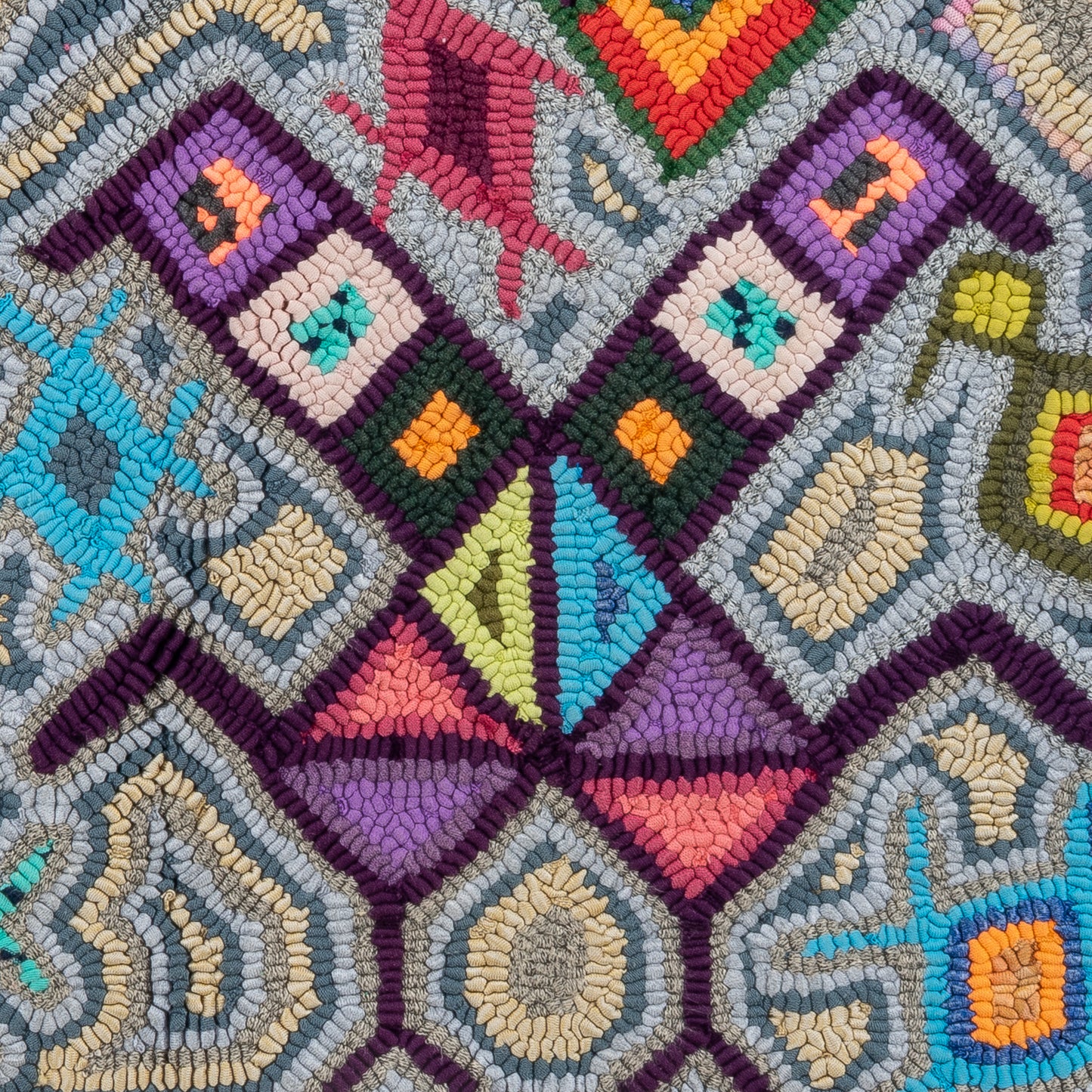 Animals Geometric Small Rug