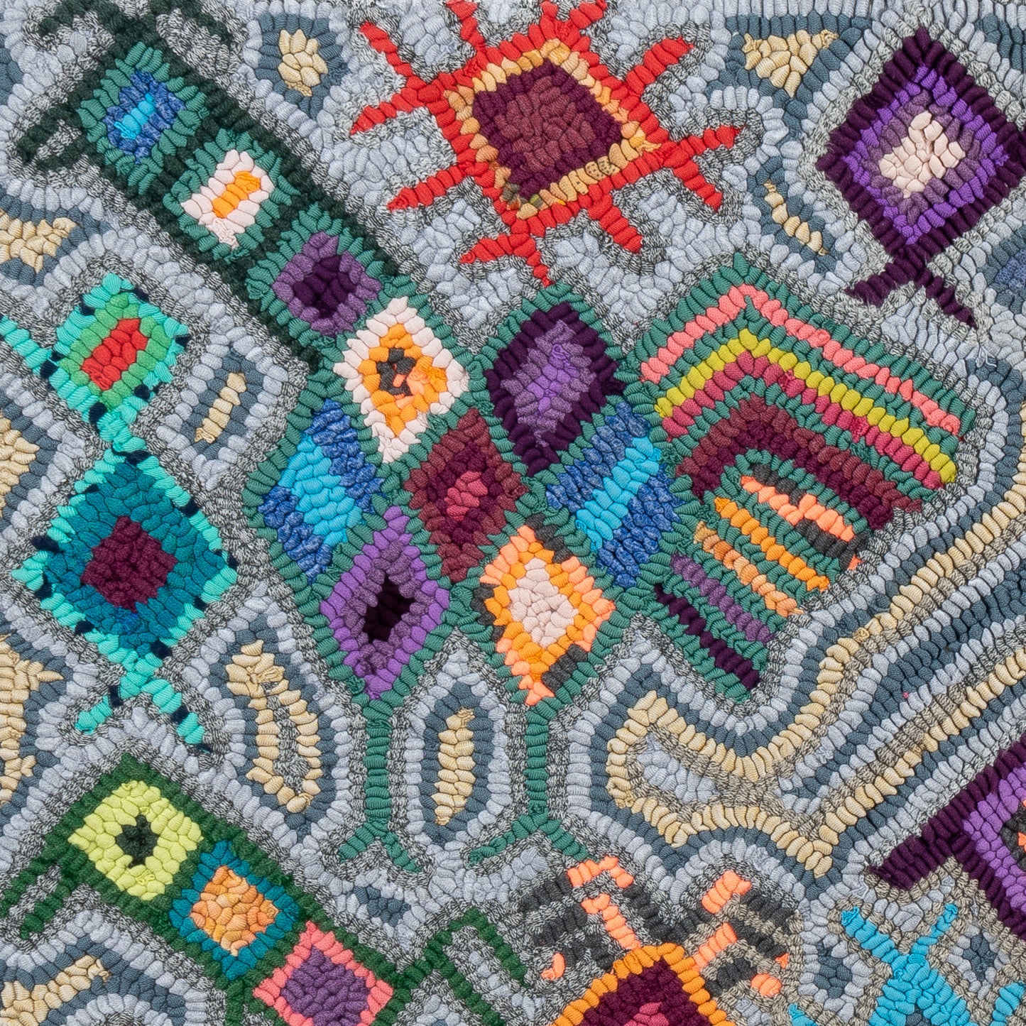 Animals Geometric Small Rug