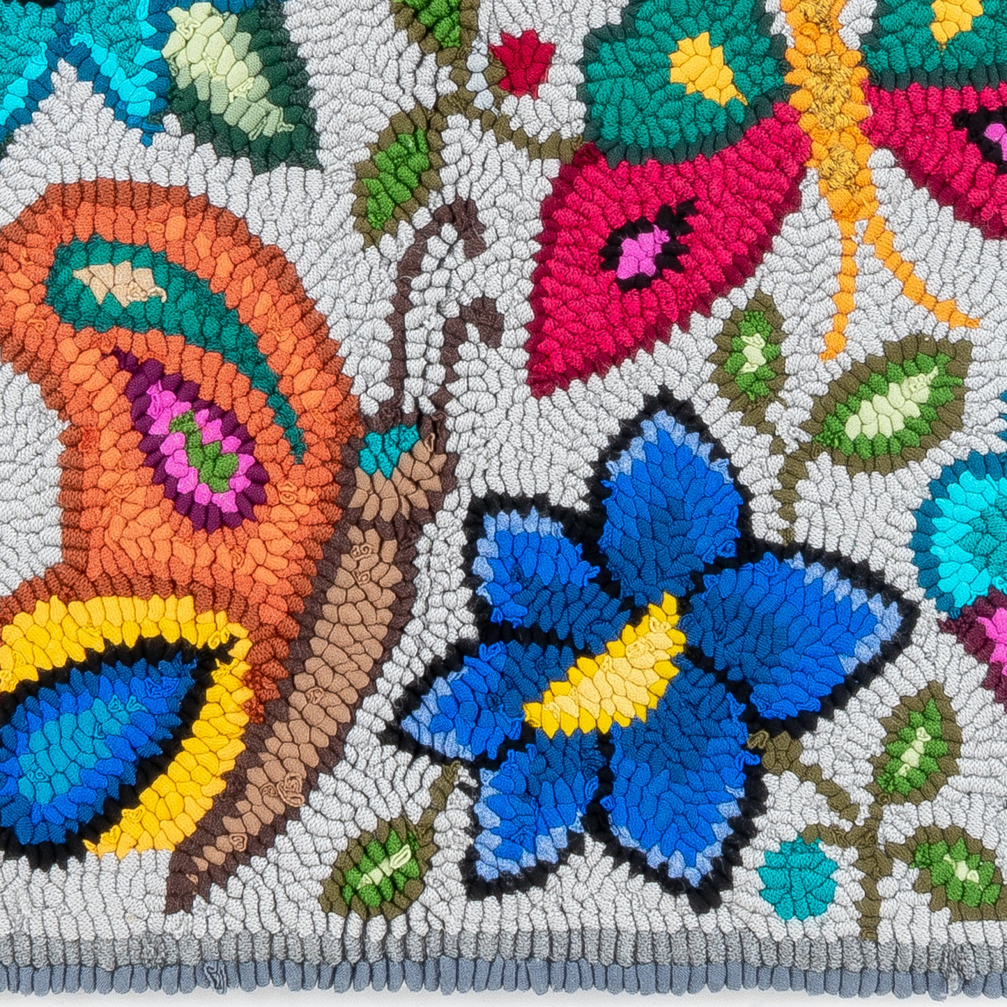 Flowers, butterflies and birds Small Rug