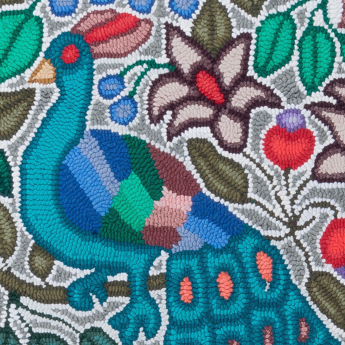 Flowers and birds Large Rug