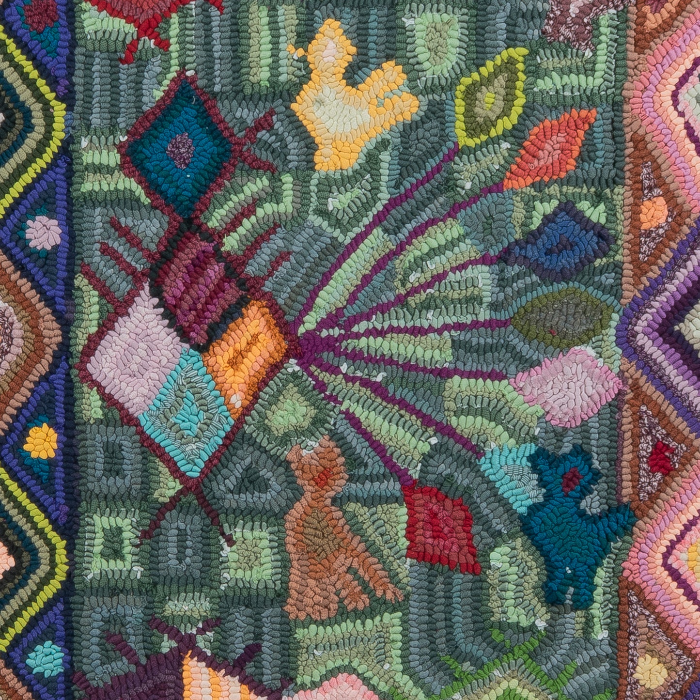 Geometric Figurative Large Rug