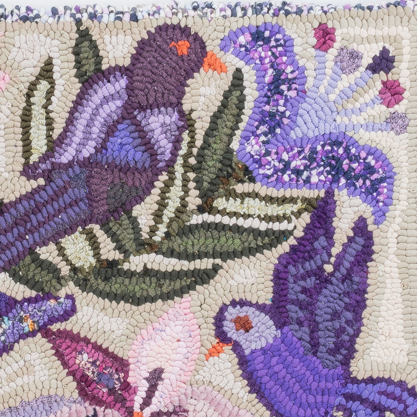 Tulip whit Birds Small Rug