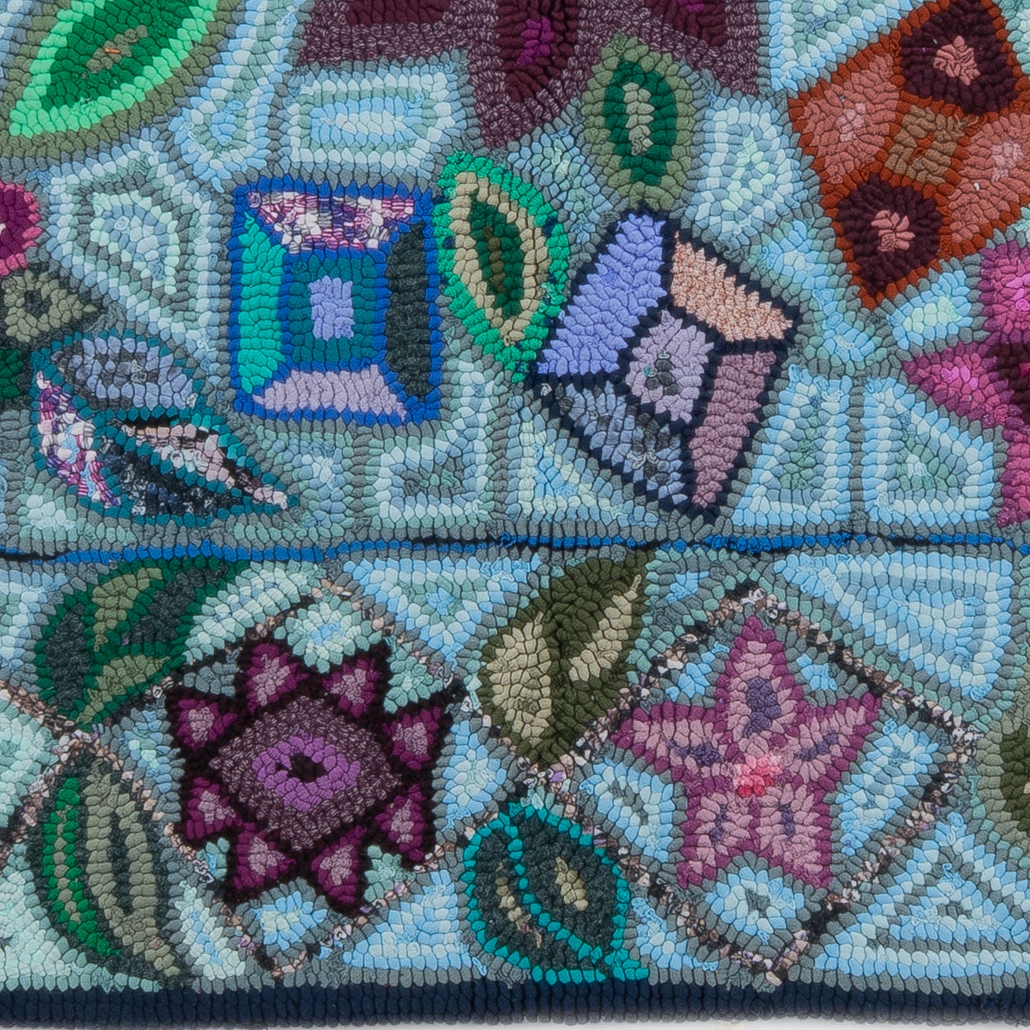 Nature and geometric Large Rug