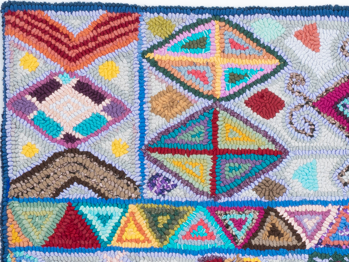 ¨Threads of Ancestry¨ Hand-Hooked Medium Rug