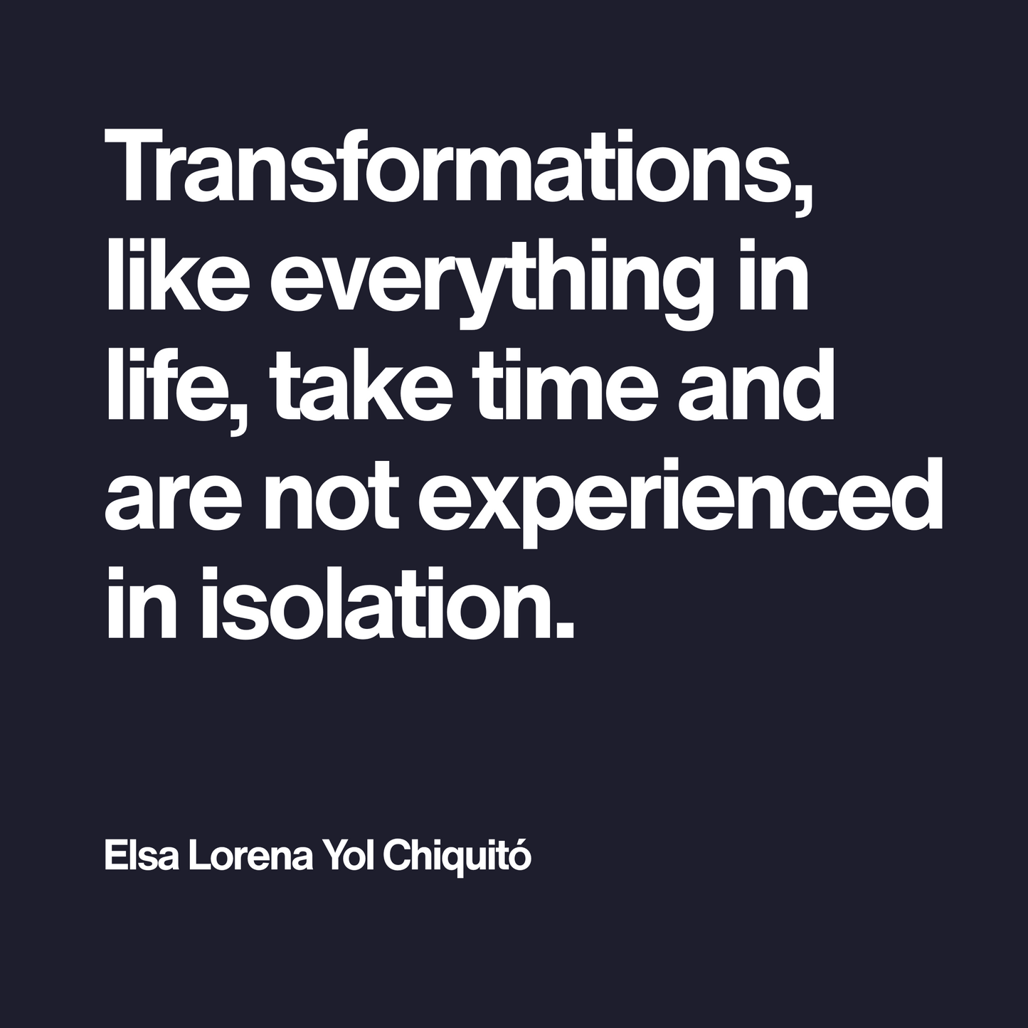 Transformation in Family