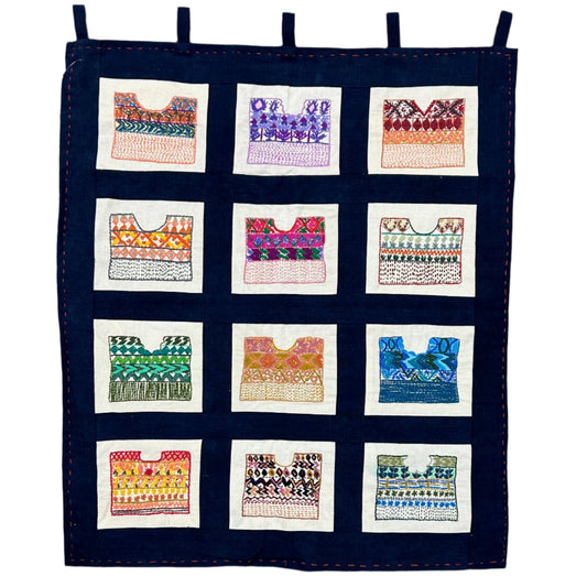 Huipil Embroidered Wall Hanging