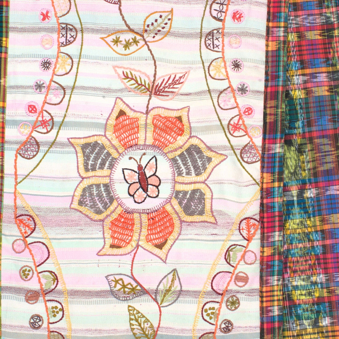 Flowers with Huipil Designs