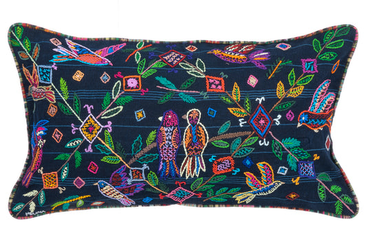 Embroidered Pillow Cover