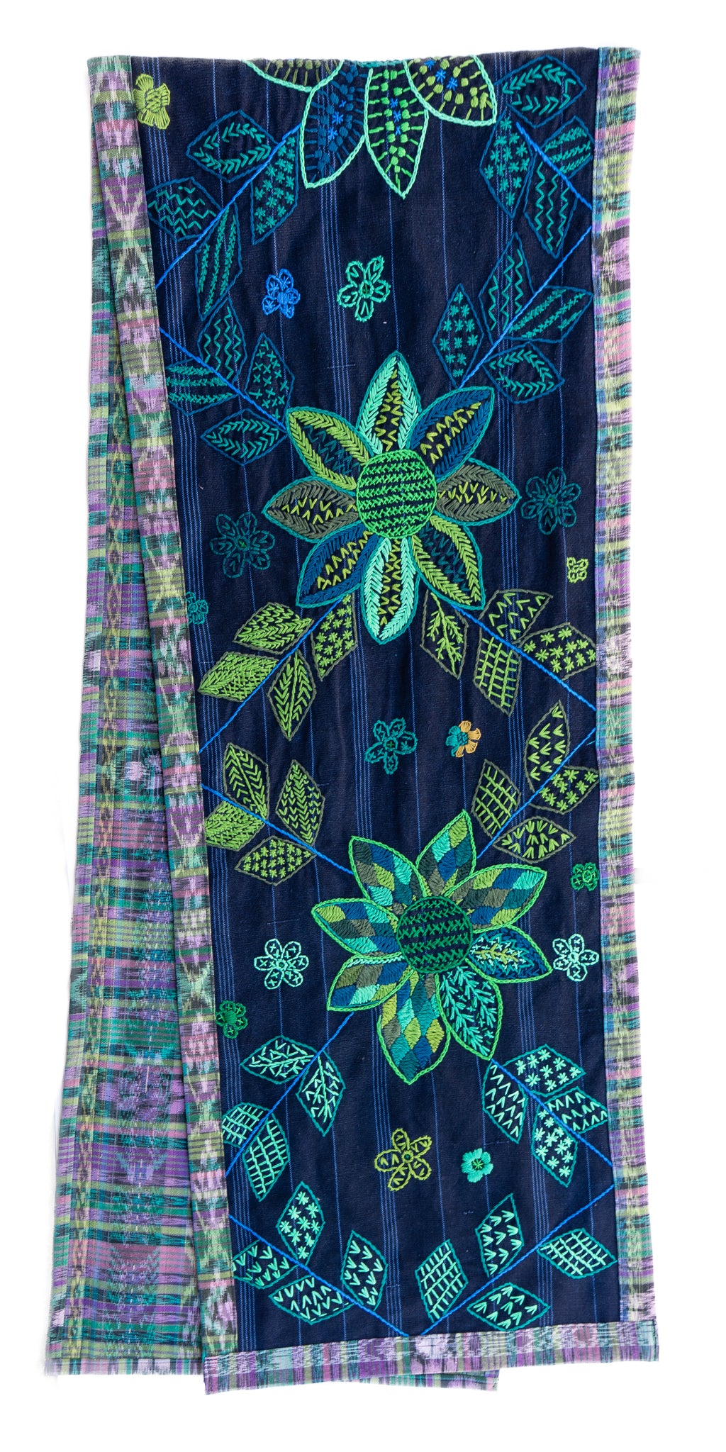 Floral Embroidered Table Runner