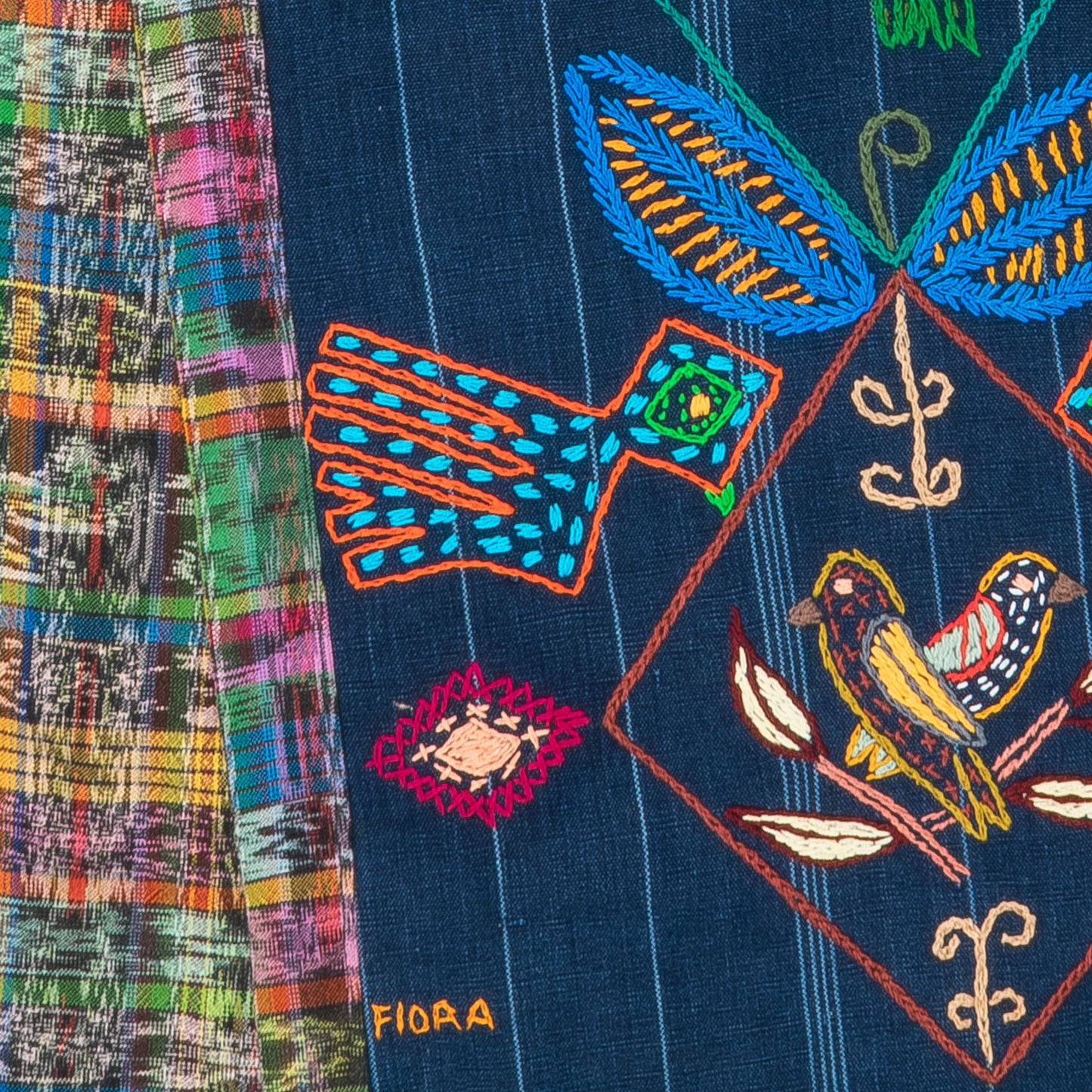 Stylized Birds Table Runner