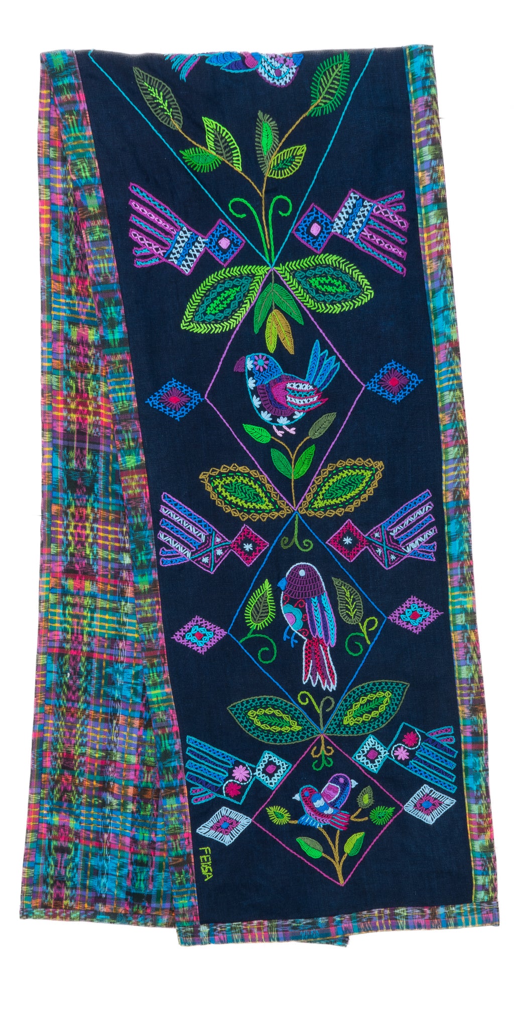 Birds and Leaves Table runner