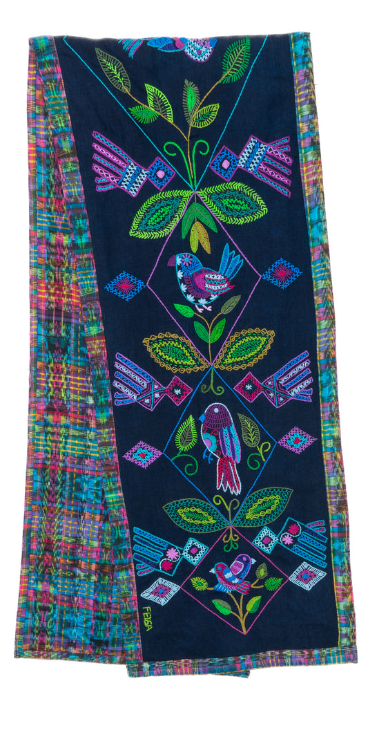 Birds and Leaves Table runner