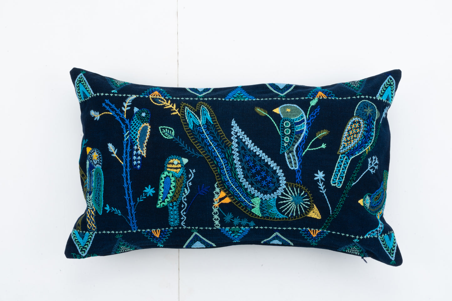 Embroidered Pillow Cover