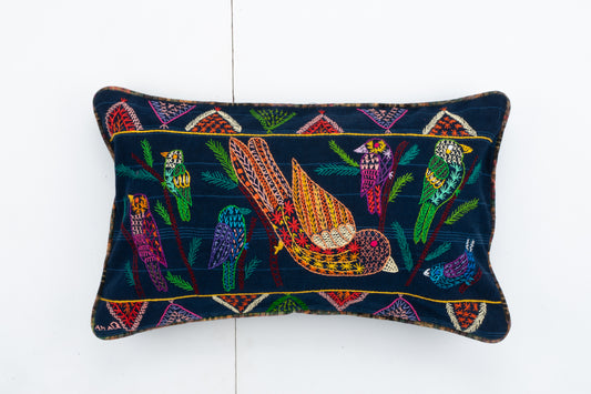 Embroidered Pillow Cover