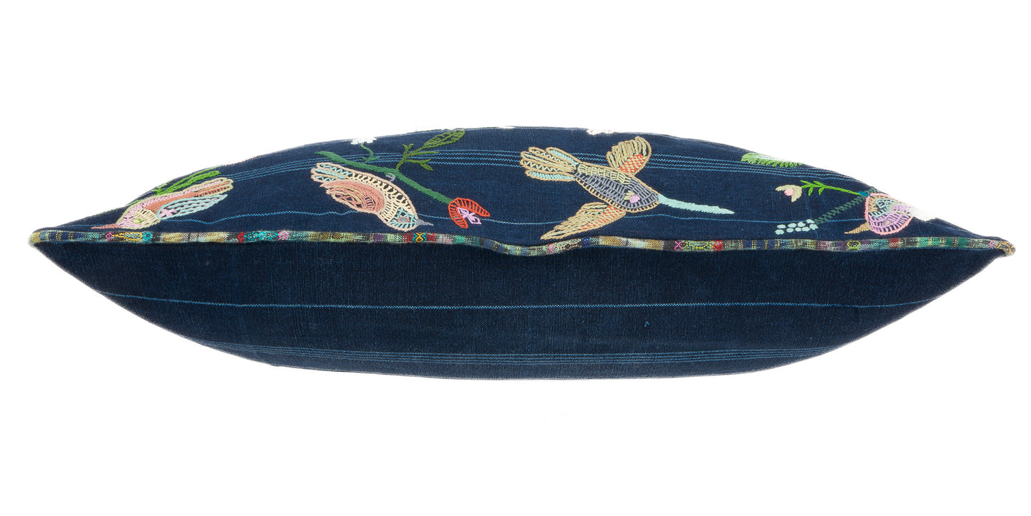 Birds Flying Embroidered cushion Cover