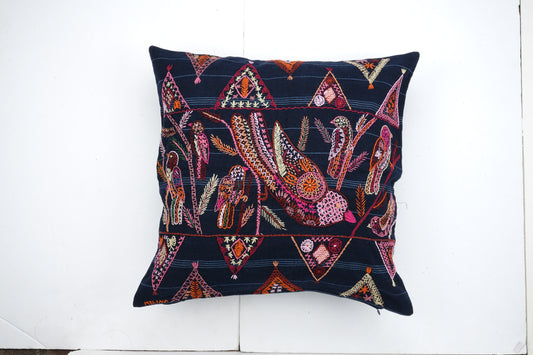 Embroidered Cushion Cover