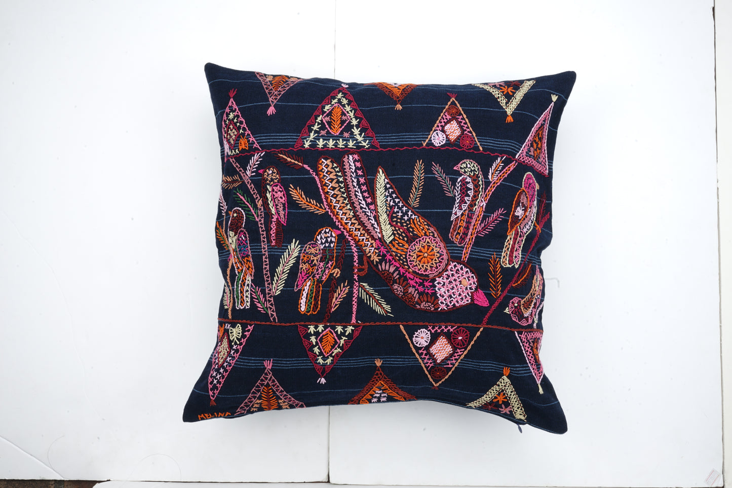 Embroidered Pillow Cushion