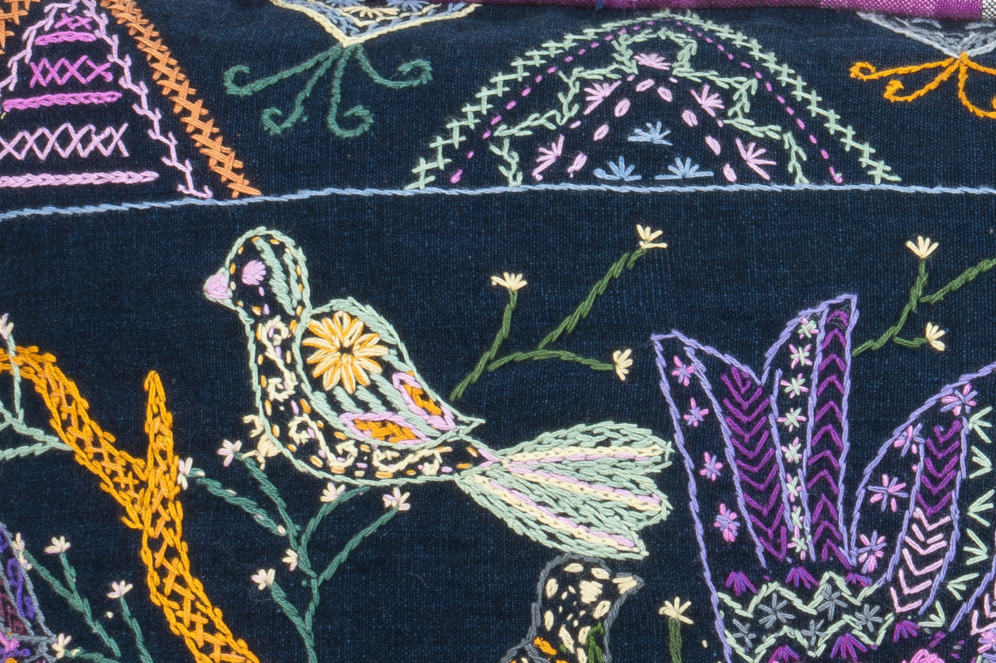 Embroidered Pillow Cushion