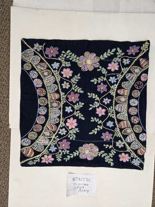 Embroidered Pillow Cushion