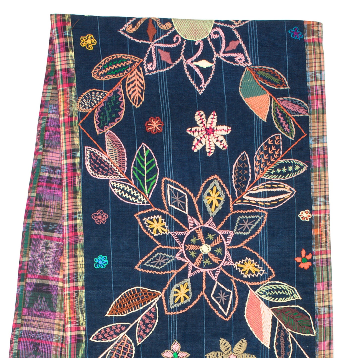Floral Table Runner in Soft Terracotta Tones