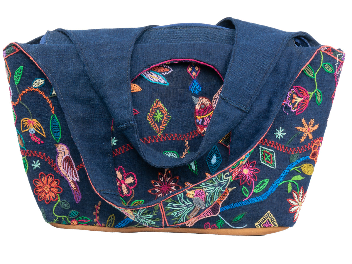 "Flight of Freedom" Hand-Embroidered Bag