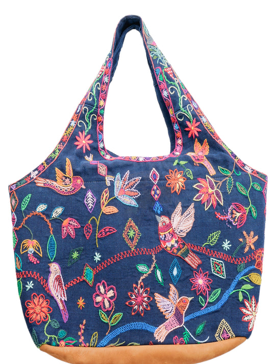 "Flight of Freedom" Hand-Embroidered Bag