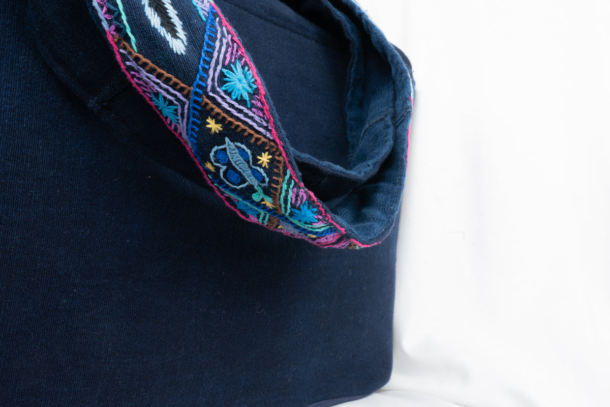"Symphony of Flight" Hand-Embroidered Bag