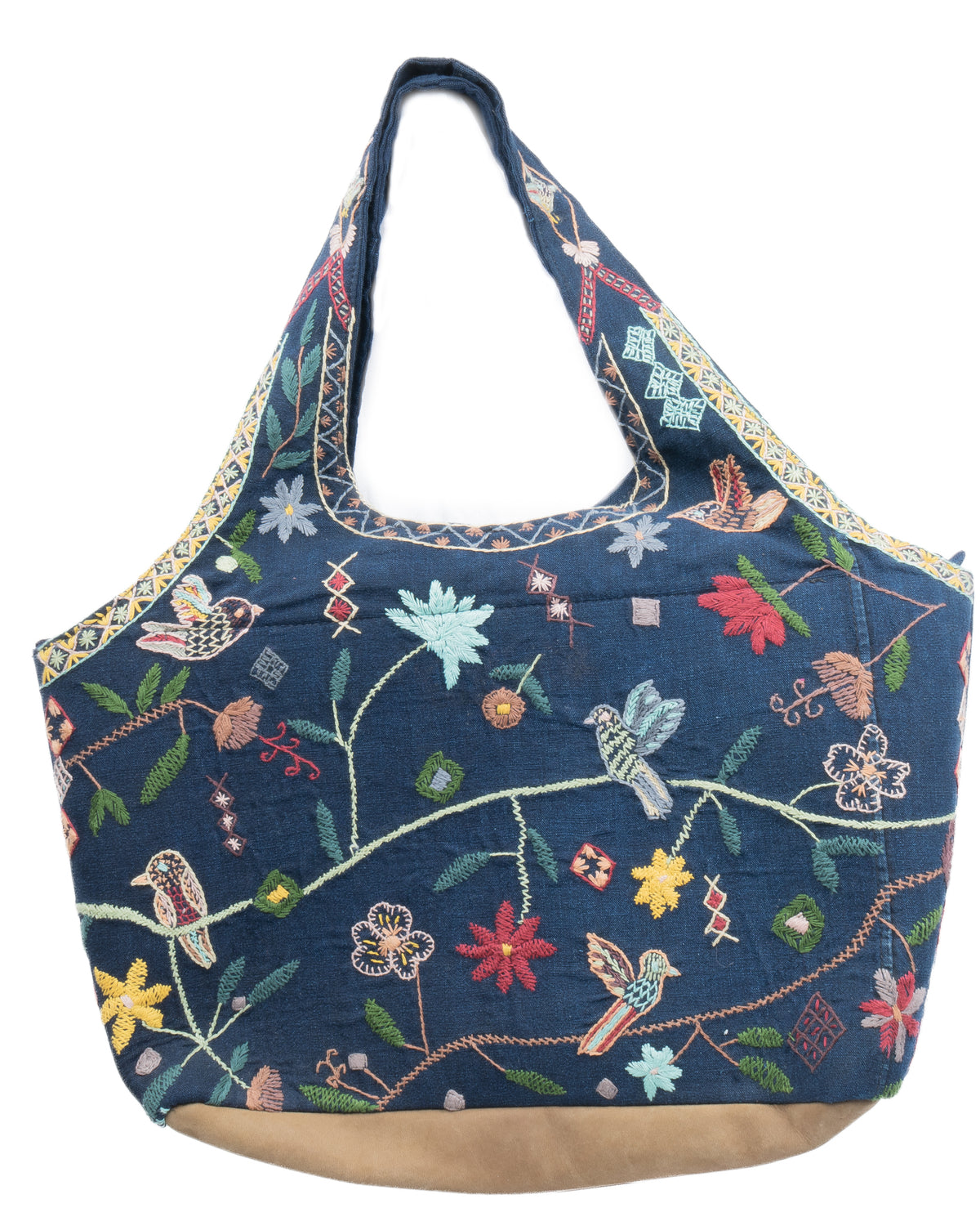 "Whispers of Flight" Hand-Embroidered Bag