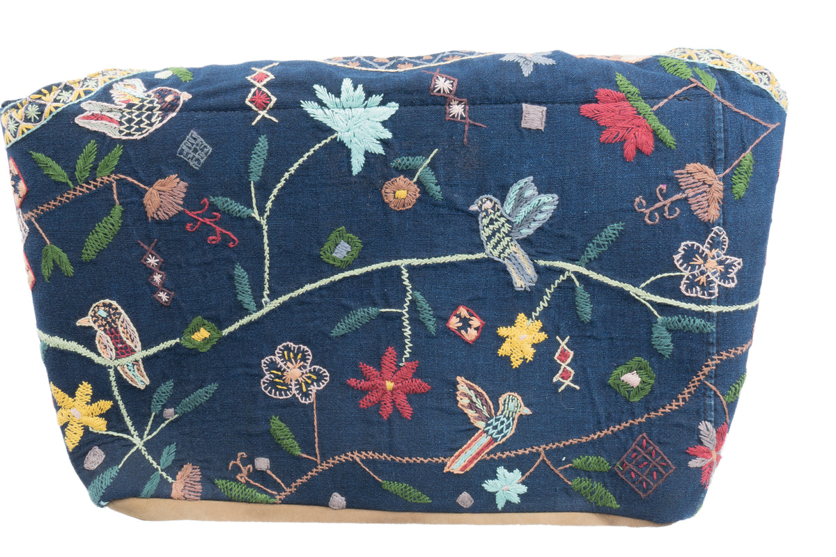 "Whispers of Flight" Hand-Embroidered Bag