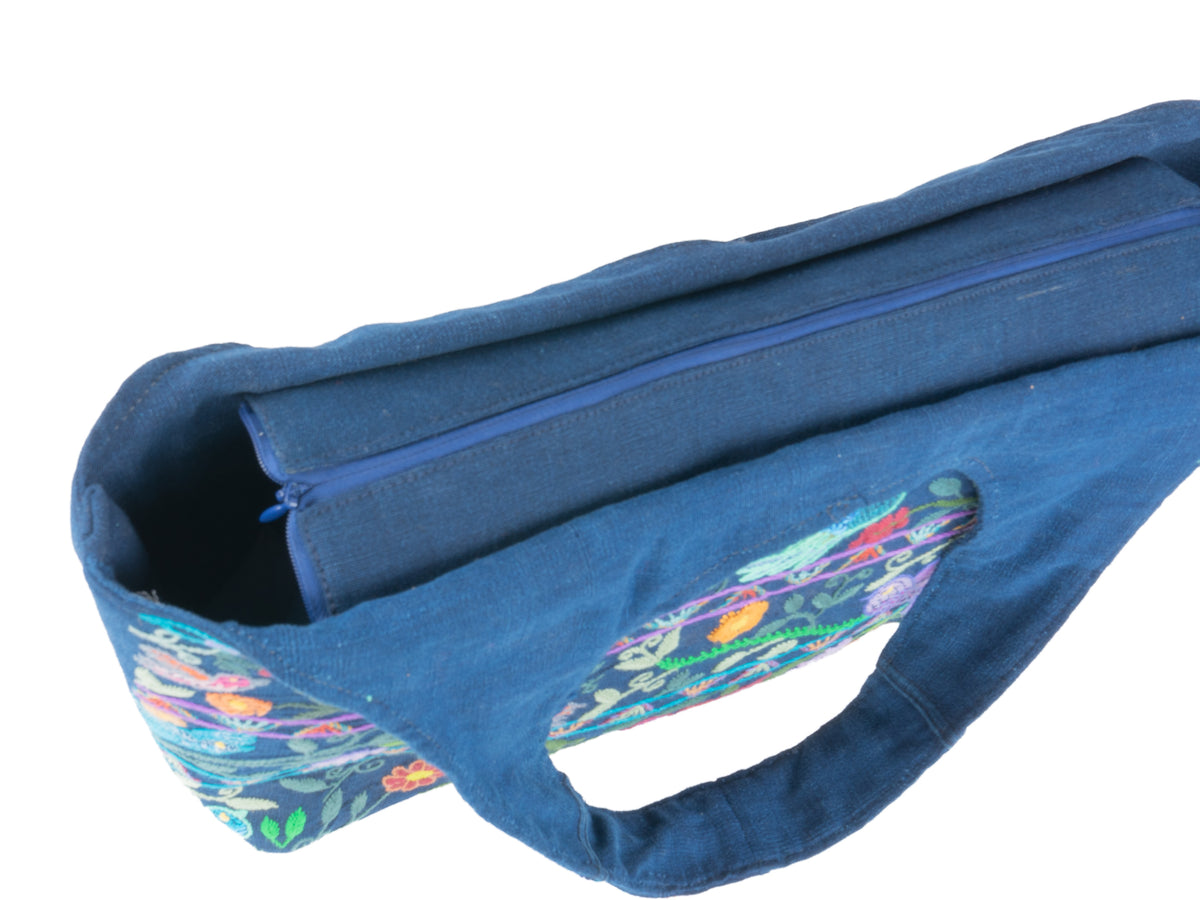 "Flora and Aviary" Hand-Embroidered Bag