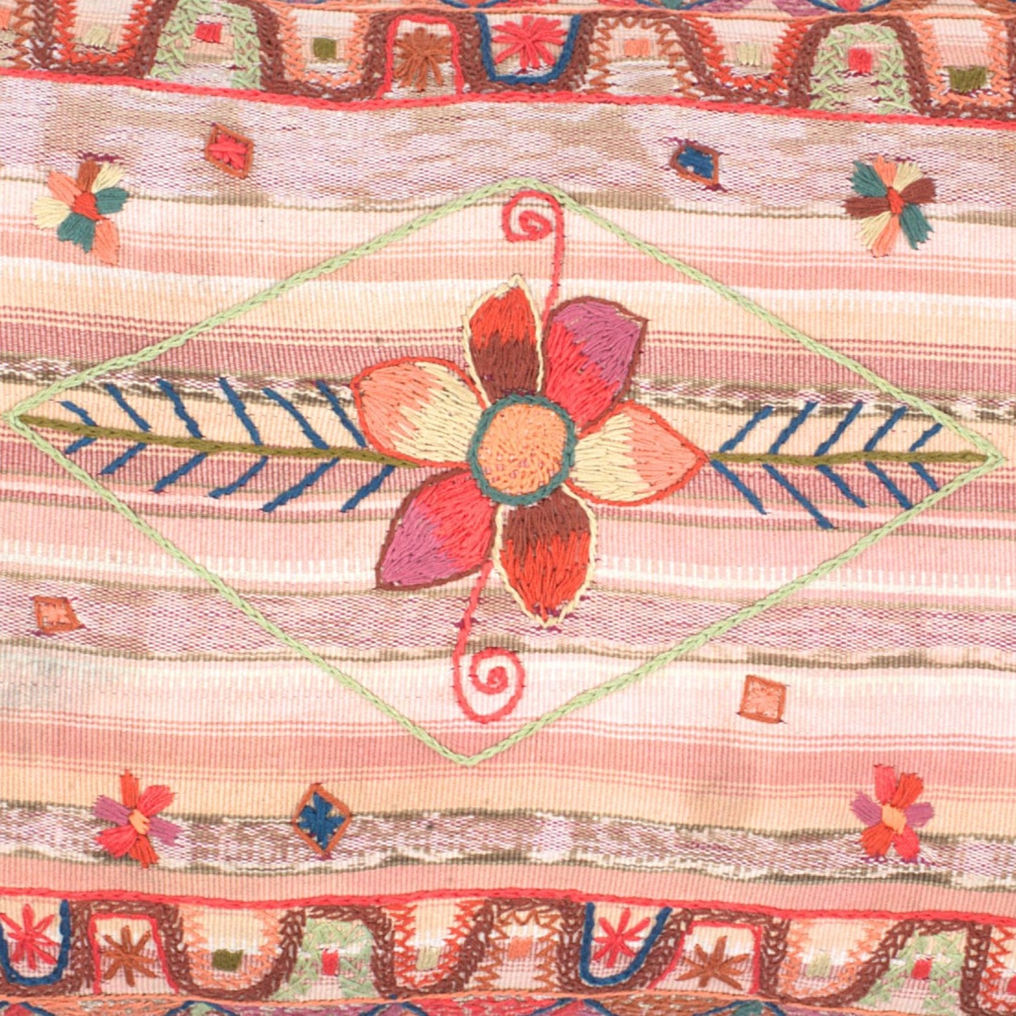 Coral and salmon-toned diamond