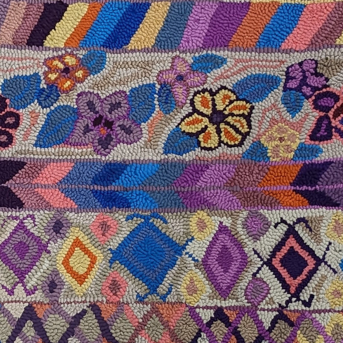 Geometric Nature Large Rug