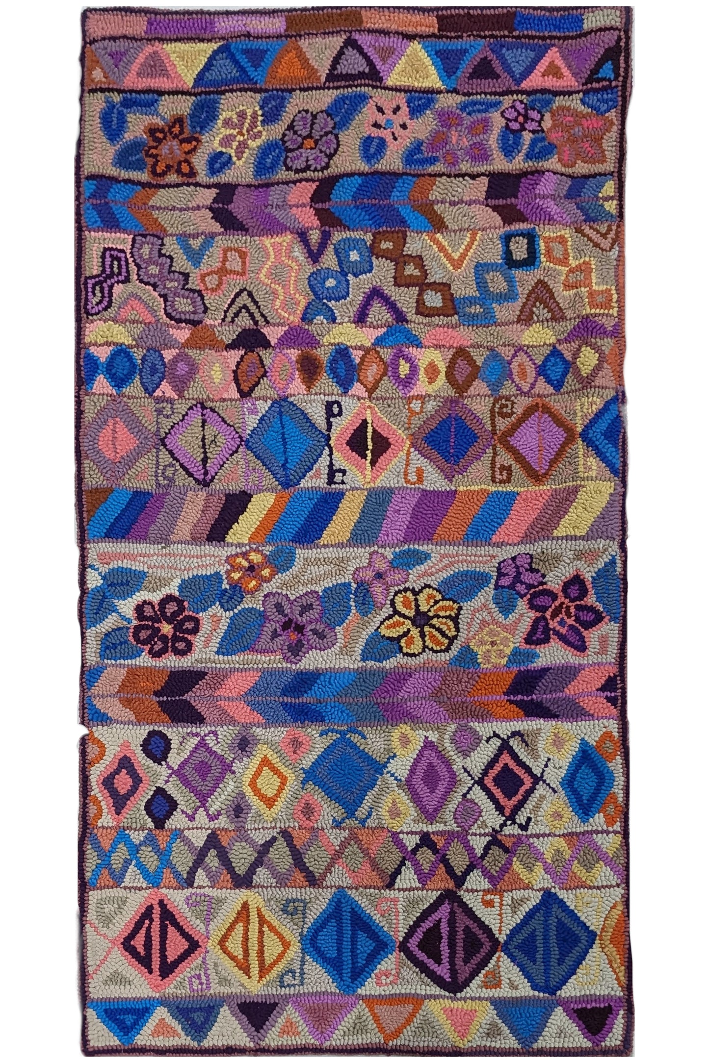 Geometric Nature Large Rug