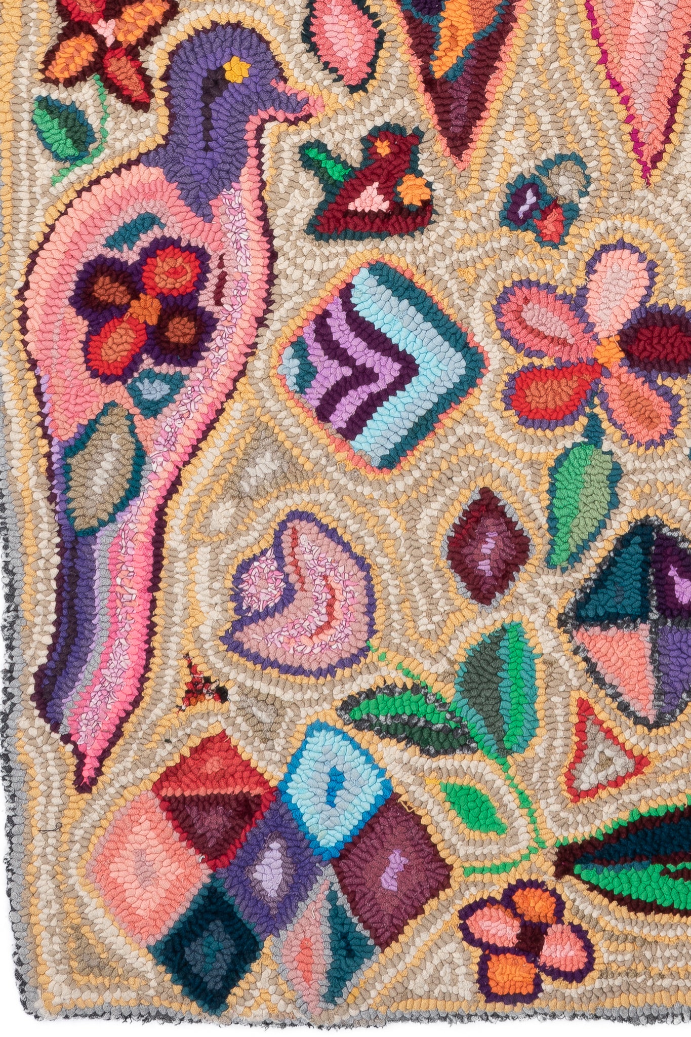 Carmen's Bird and Geometric Large Rug