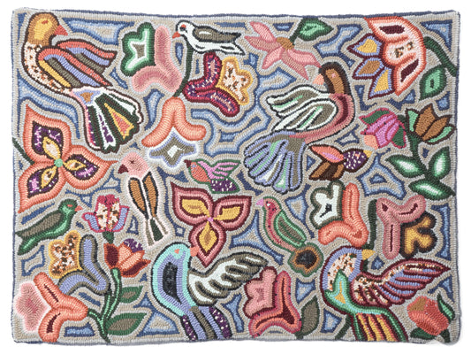 Birds and Flowers Medium Rug