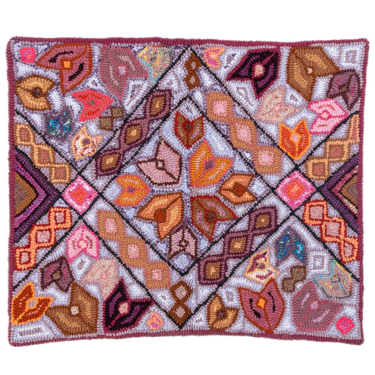 Flowers and daimonds small Rug