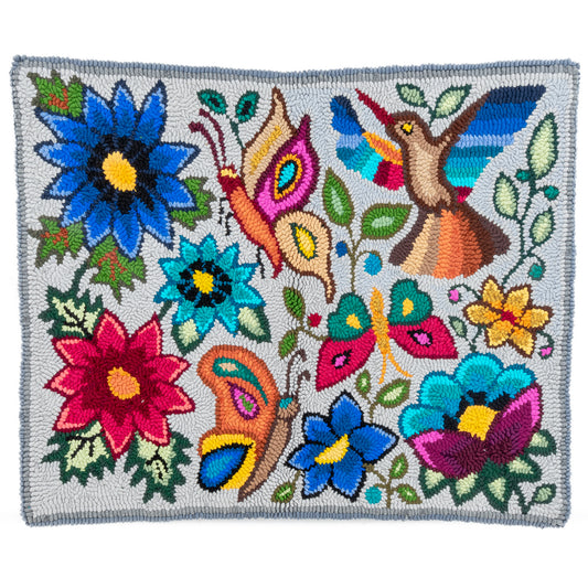 Flowers, butterflies and birds Small Rug